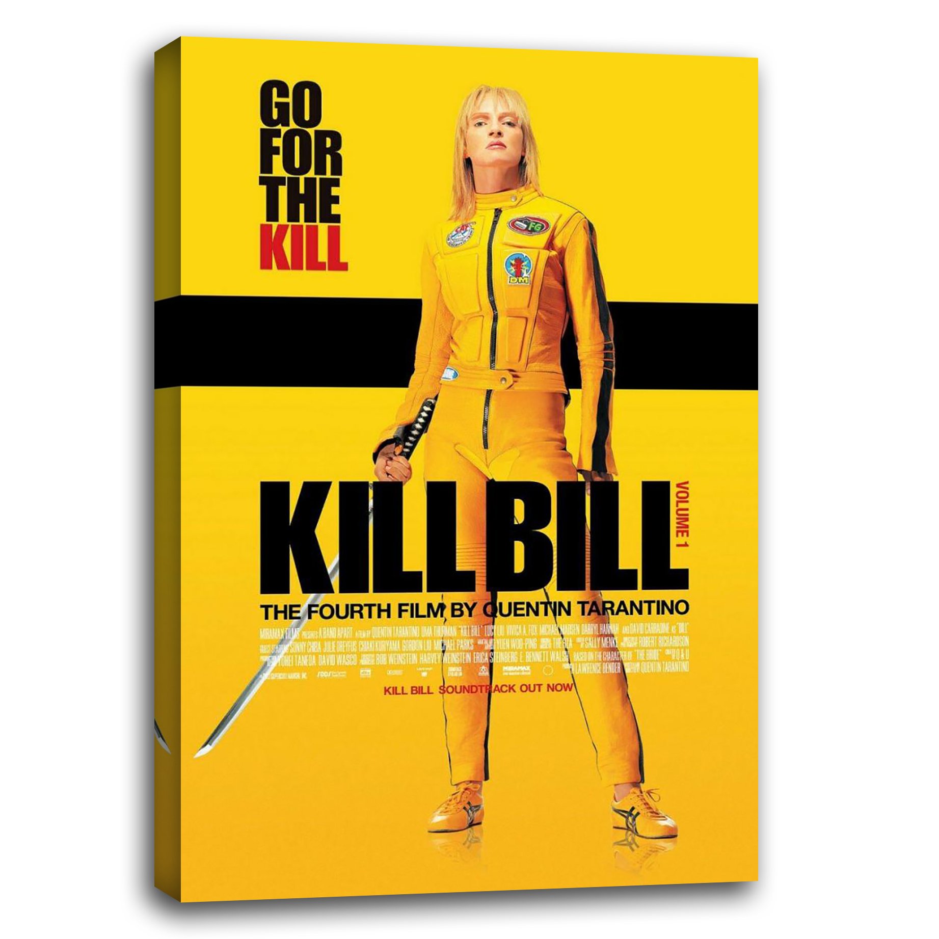 KILL BILL5。 a4水彩アート紙 RuidoRosa Cuadro Lienzo Poster de la película Kill Bill (40x30